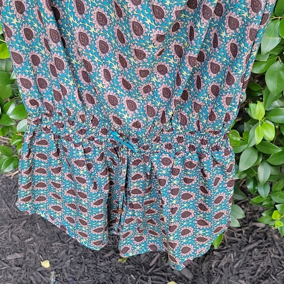 Strapless floral fall romper - Picture 4 of 4